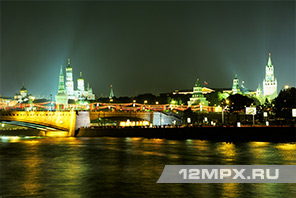 Московский кремль ночью